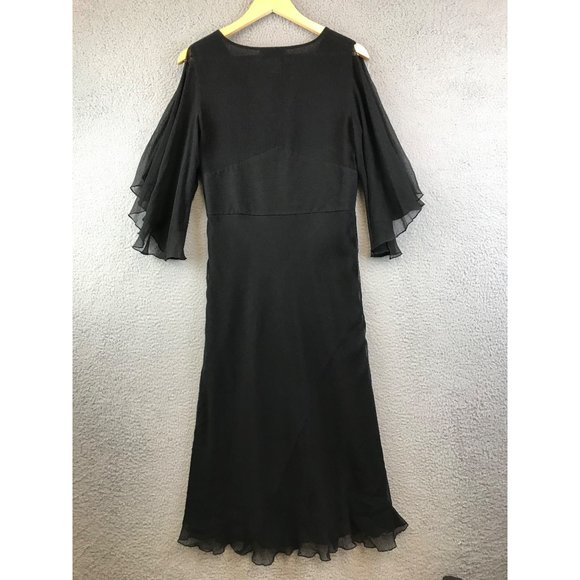 Vintage Bloomingdales Silk Skater Dress size 10 - Picture 2 of 8